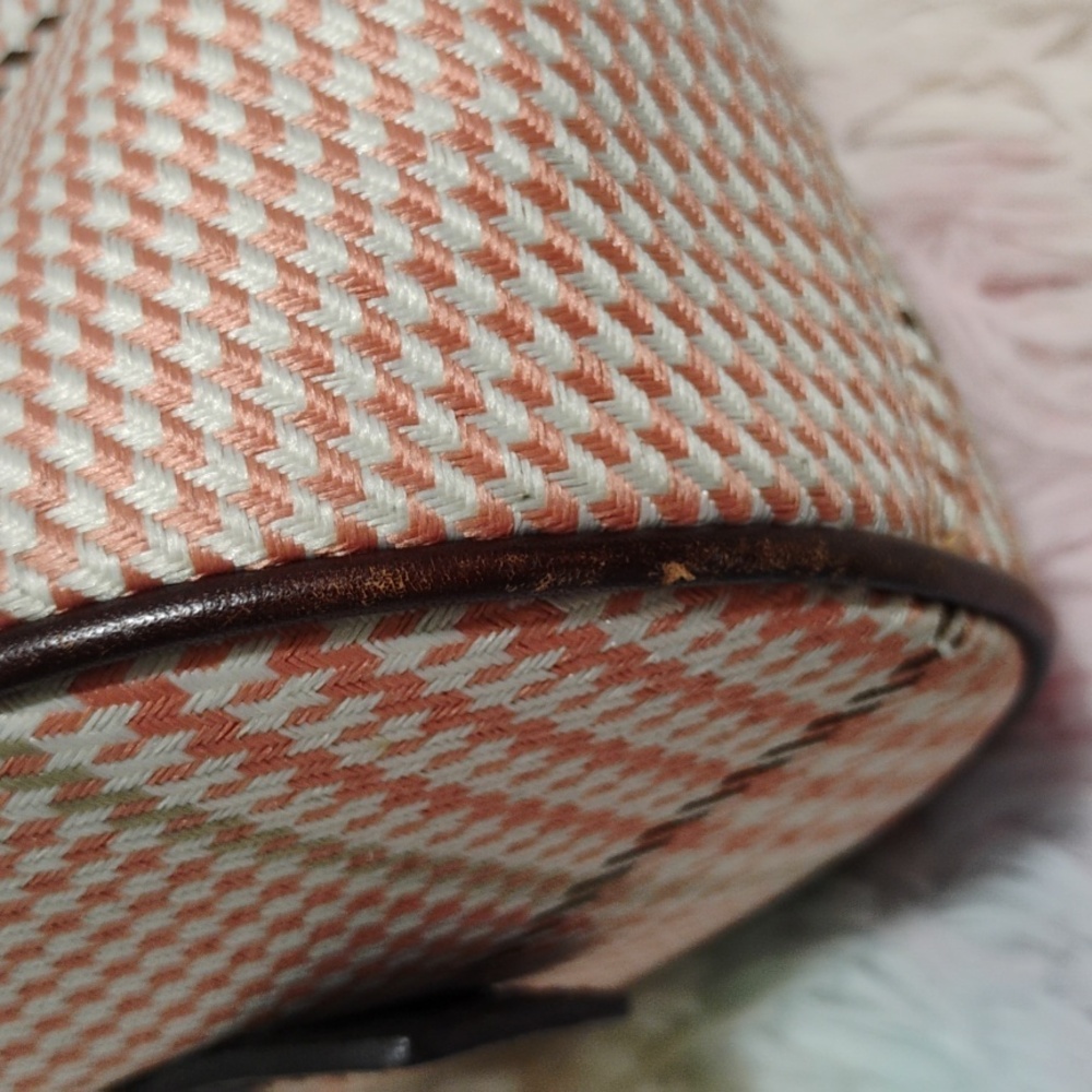 (#32) SALE! Lauren Ralph Lauren Y2K Houndstooth Pretty Shoulder/Handbag - Picture 14 of 14